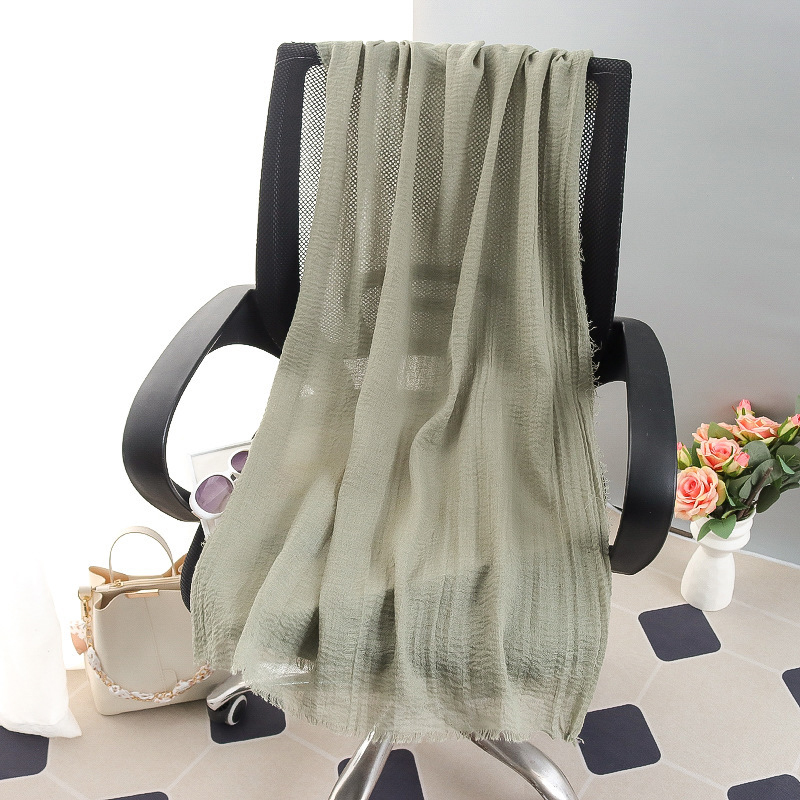 G245 柔らかく通気性のあるボイルヒジャブ