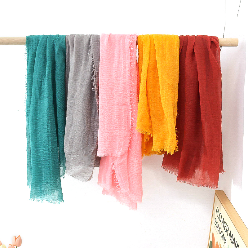 G245 柔らかく通気性のあるボイルヒジャブ