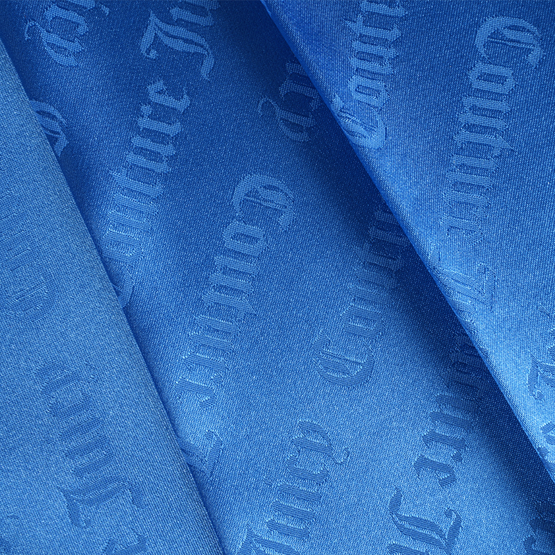 75D ストレッチ サテン レター ジャカード生地