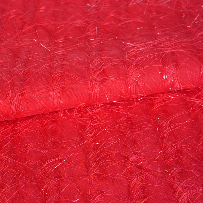 75D スパンコール タッセル カットフラワー ウラギリ生地