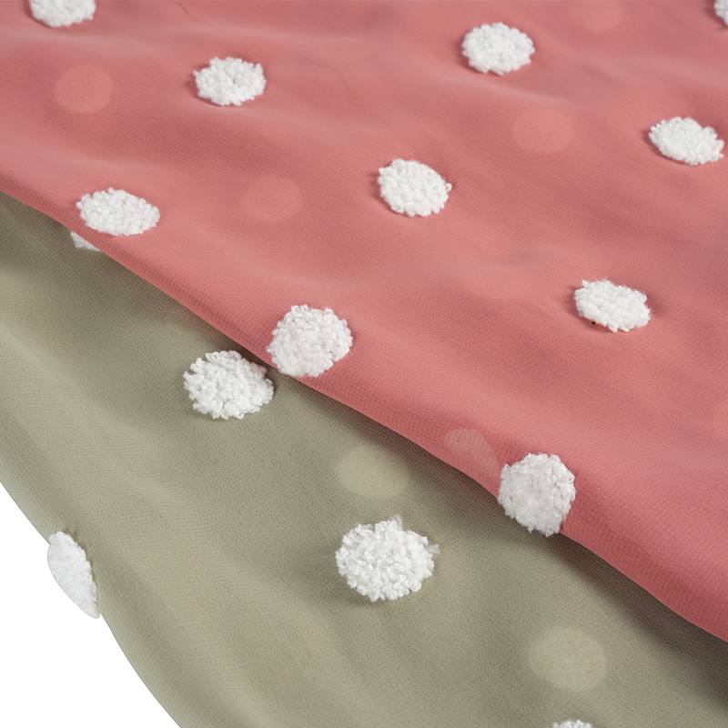 75d/18t フラットシフォンタオル刺繍生地