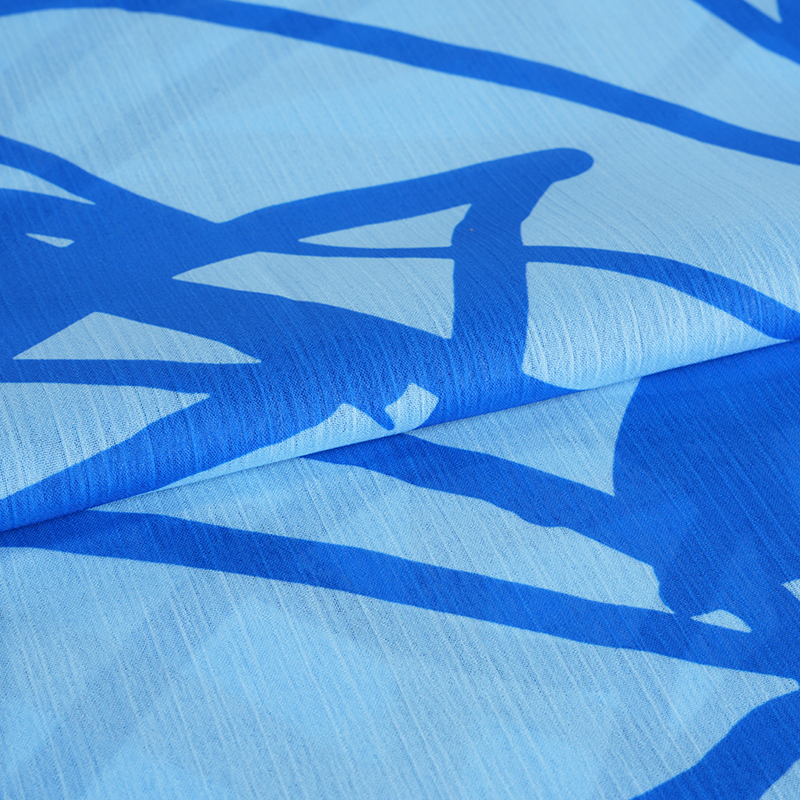 BD2503 75D 夢空間シフォンプリントクレープ生地