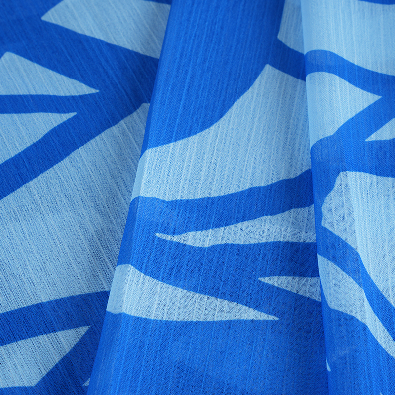 BD2503 75D 夢空間シフォンプリントクレープ生地