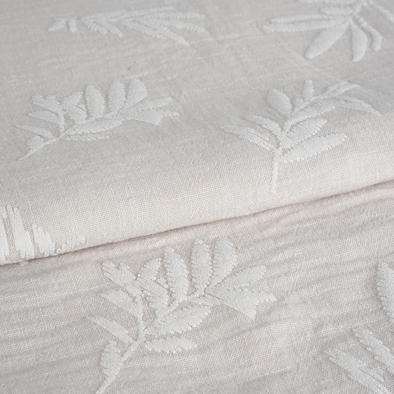 麻の葉を模倣したポリエステル糸のフォームプリント生地