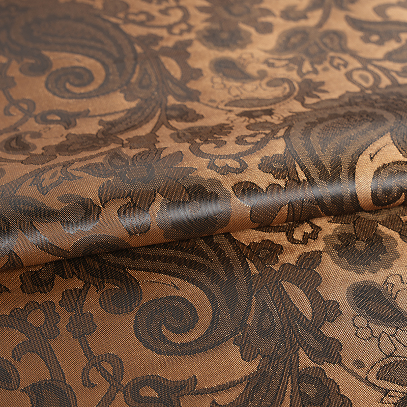 ポリエステルスカラップリュートフラワージャカード