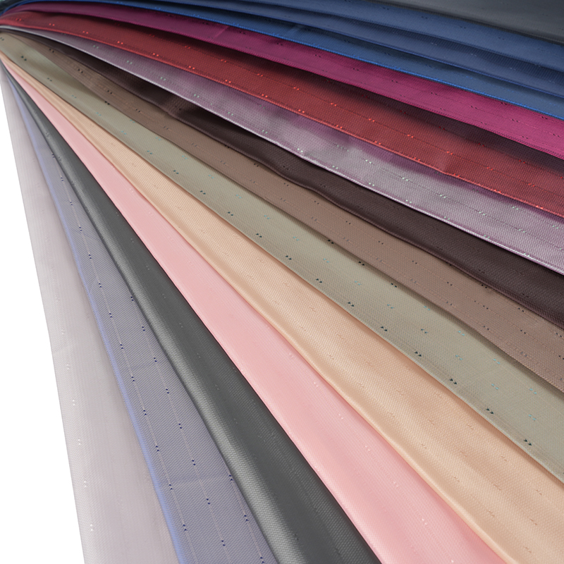 ポリエステル ホワイト フィラメント 波形アロー ストライプ ジャカード