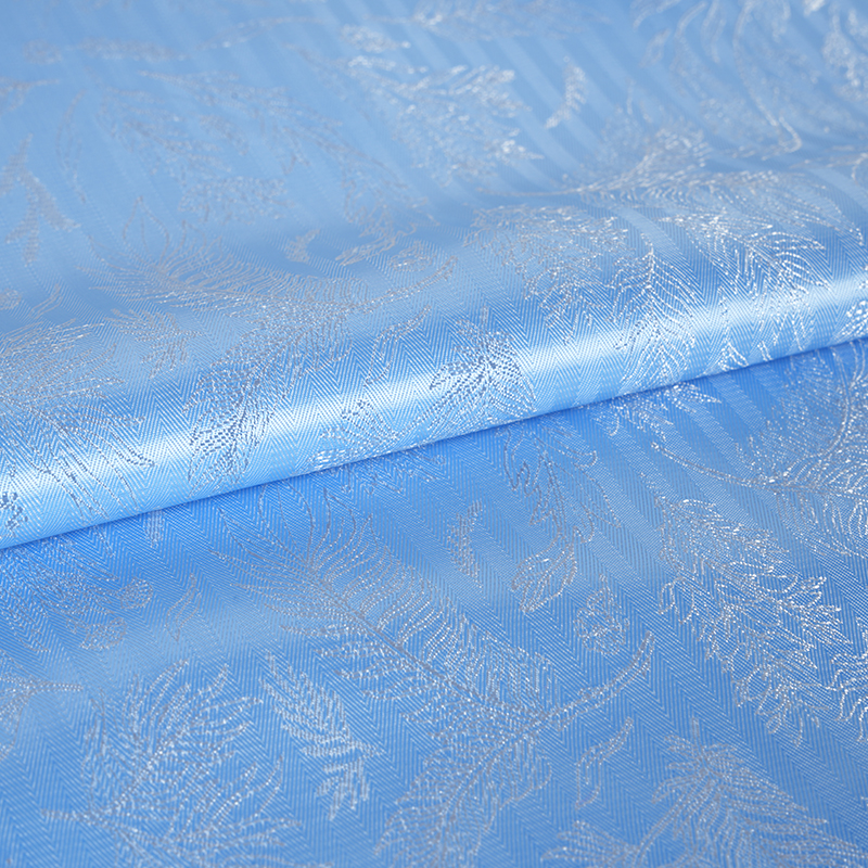 PV レッドシャツ リーフジャカード生地