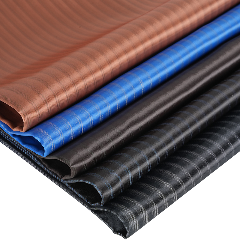 PV サテン隠しストライプ生地